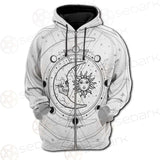 Circle Of A Phase Of The Moon SDN-1025 Hoodie Raglan Zip