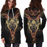 Demon Goat Baphomet SDN-1026 Hoodie Dress