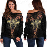 Demon Goat Baphomet SDN-1026 Off Shoulder Sweaters