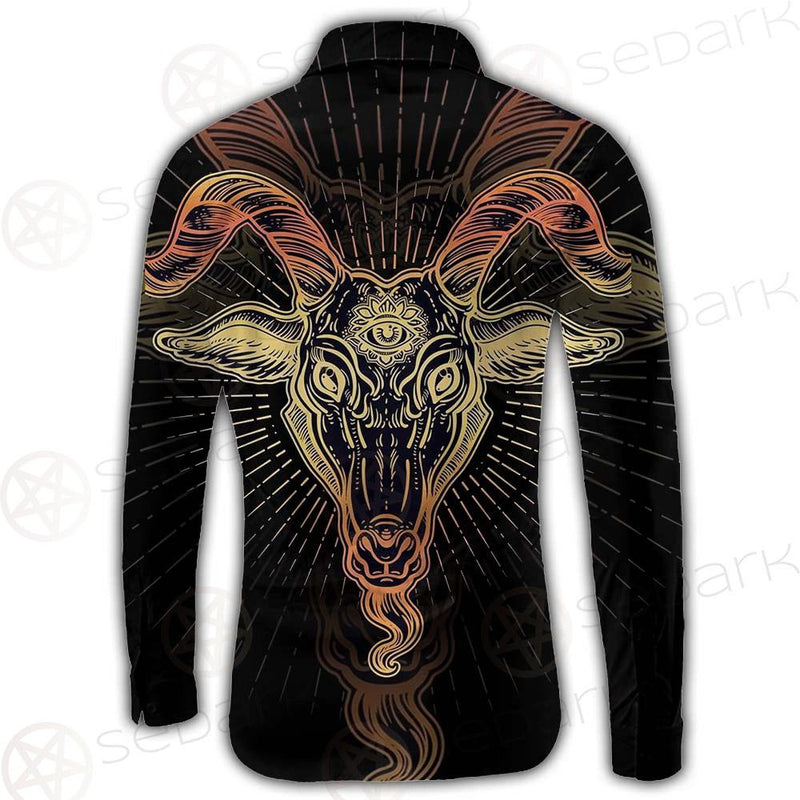Demon Goat Baphomet SDN-1026 Long Sleeve Shirt