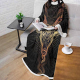 Demon Goat Baphomet SDN-1026 Sleeved Blanket