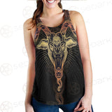 Demon Goat Baphomet SDN-1026 Women Tank Top