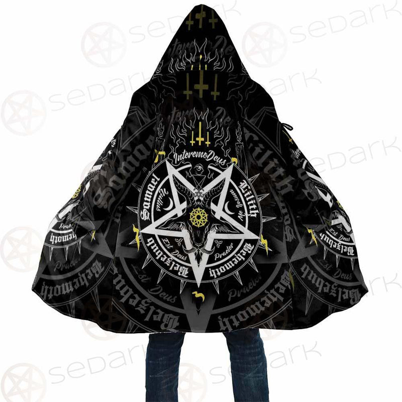 Pentagram Baphomet Occult Illustration SDN-1027 Cloak no bag