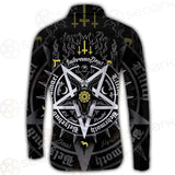 Pentagram Baphomet Occult Illustration SDN-1027 Long Sleeve Shirt