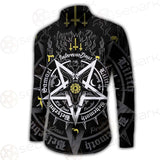 Pentagram Baphomet Occult Illustration SDN-1027 Long Sleeve Shirt