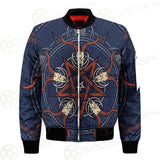 Stylish Pentagram With Goat Skulls SDN-1028 Bomber Jacket