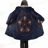 Stylish Pentagram With Goat Skulls SDN-1028 Cloak with bag