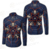 Stylish Pentagram With Goat Skulls SDN-1028 Long Sleeve Shirt