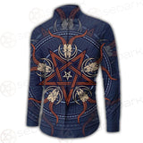 Stylish Pentagram With Goat Skulls SDN-1028 Long Sleeve Shirt