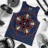 Stylish Pentagram With Goat Skulls SDN-1028 Men Tank-tops