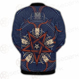 Stylish Pentagram With Goat Skulls SDN-1028 Button Jacket