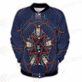 Stylish Pentagram With Goat Skulls SDN-1028 Button Jacket