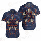 Stylish Pentagram With Goat Skulls SDN-1028 Shirt Allover