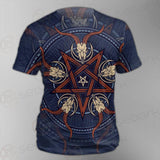 Stylish Pentagram With Goat Skulls SDN-1028 Unisex T-shirt