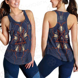 Stylish Pentagram With Goat Skulls SDN-1028 Women Tank Top