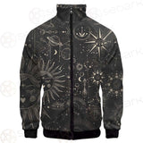 Vector Illustration Set Of Moon Phases SDN-1029 Stand-up Collar Jacket