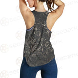 Vector Illustration Set Of Moon Phases SDN-1029 Women Tank Top