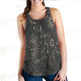 Vector Illustration Set Of Moon Phases SDN-1029 Women Tank Top