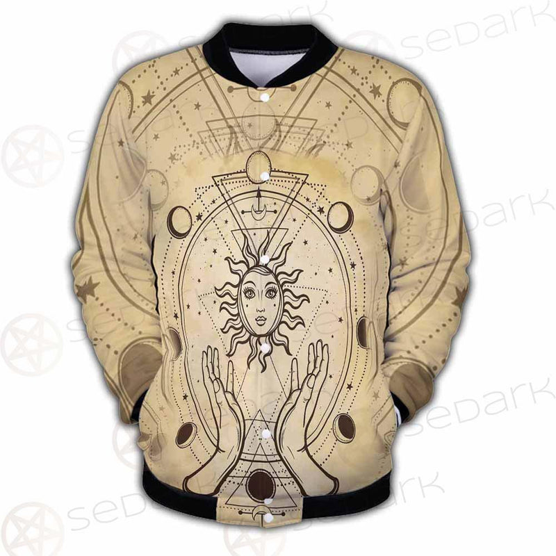 Human Hands Hold The Sun SDN-1030 Button Jacket