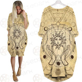 Human Hands Hold The Sun SDN-1030 Batwing Pocket Dress