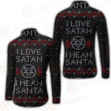 Pentagram And Inscription SDN-1031 Shirt Allover