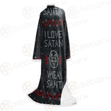 Pentagram And Inscription SDN-1031 Sleeved Blanket