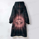 Mystical Geometry Symbol SDN-1032 Oversized Sherpa Blanket Hoodie