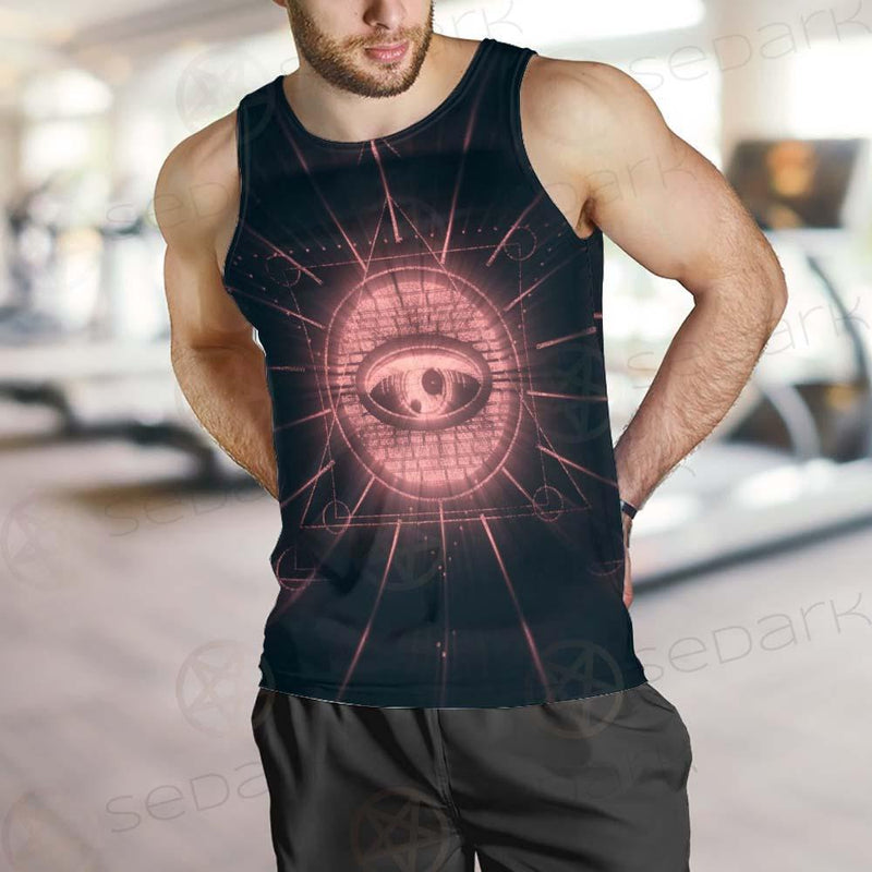 Mystical Geometry Symbol SDN-1032 Men Tank-tops