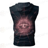 Mystical Geometry Symbol SDN-1032 Zip Sleeveless Hoodie