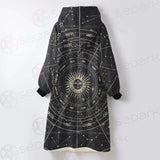 Moonlight Activity In Vintage SDN-1034 Oversized Sherpa Blanket Hoodie