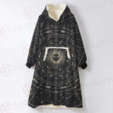 Moonlight Activity In Vintage SDN-1034 Oversized Sherpa Blanket Hoodie