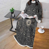 Moonlight Activity In Vintage SDN-1034 Sleeved Blanket