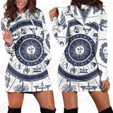 Zodiac Astrology Circle SDN-1035 Hoodie Dress