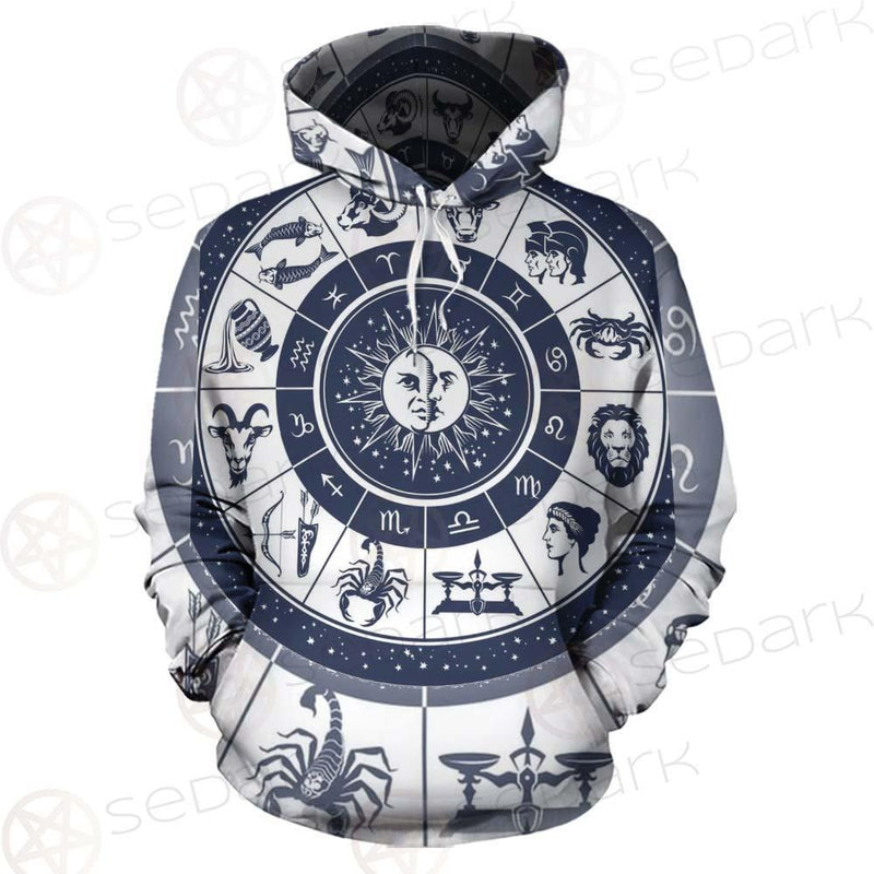 Zodiac Astrology Circle SDN-1035 Hoodie & Zip-up Hoodie