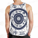 Zodiac Astrology Circle SDN-1035 Men Tank-tops