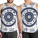 Zodiac Astrology Circle SDN-1035 Men Tank-tops