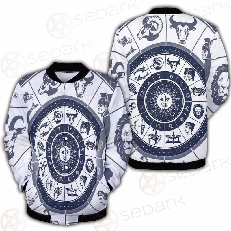 Zodiac Astrology Circle SDN-1035 Button Jacket