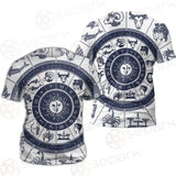 Zodiac Astrology Circle SDN-1035 Unisex T-shirt