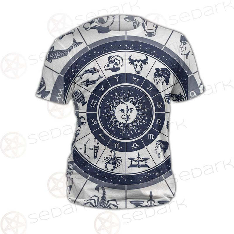 Zodiac Astrology Circle SDN-1035 Unisex T-shirt