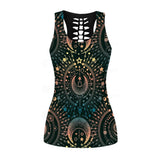 Spirituality And Occultism Hollow Out Tank Top