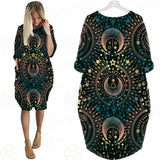 Spirituality And Occultism Batwing Pocket Dress