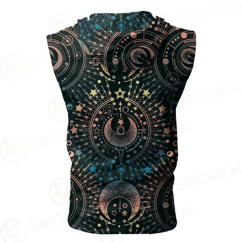 Spirituality And Occultism Zip Sleeveless Hoodie