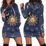 Vintage Zodiacal SDN-1037 Hoodie Dress