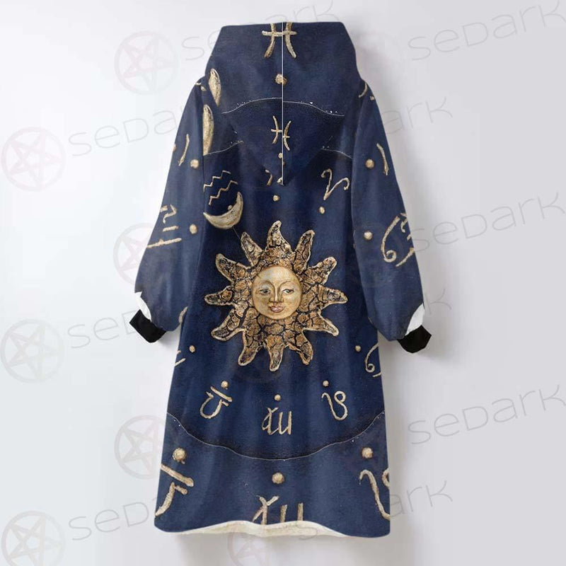 Vintage Zodiacal SDN-1037 Oversized Sherpa Blanket Hoodie