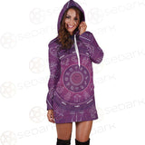 Thin Line Vector Design SDN-1038 Hoodie Dress