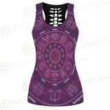 Thin Line Vector Design SDN-1038 Women Tank Top