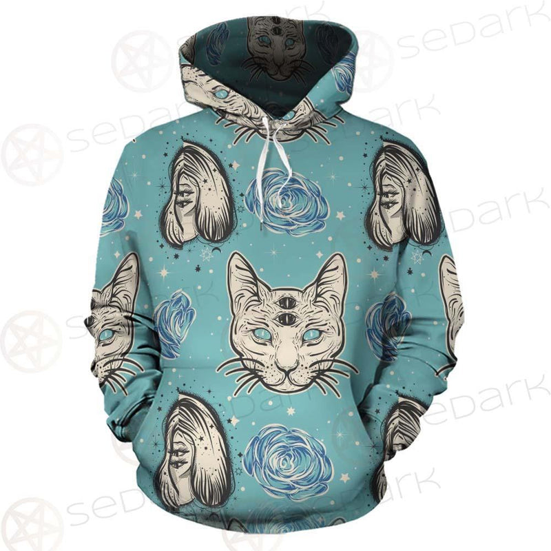Seamless Pattern In Tatto Art SDN-1039 Hoodie & Zip-up Hoodie