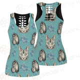 Seamless Pattern In Tatto Art SDN-1039 Women Tank Top