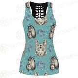 Seamless Pattern In Tatto Art SDN-1039 Women Tank Top