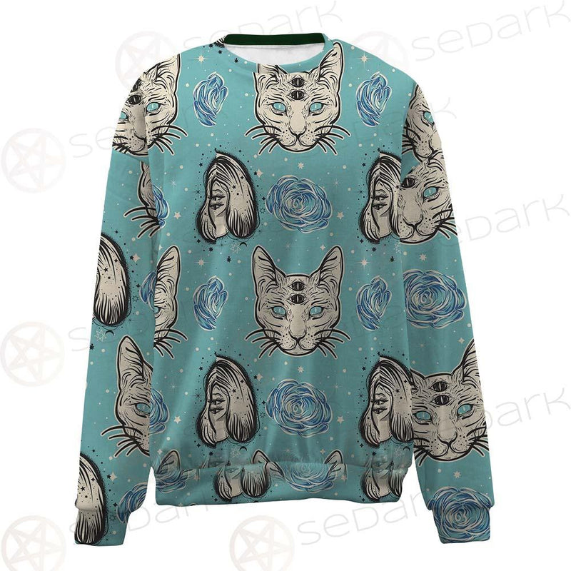 Seamless Pattern In Tatto Art SDN-1039 Unisex Sweatshirt